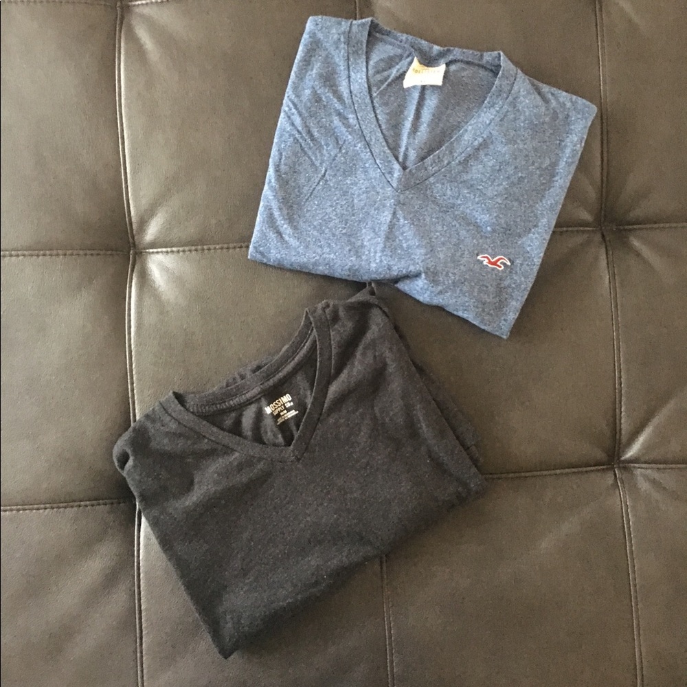 Men’s V Neck T Shirts Hollister and Mossimo